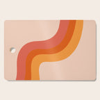 Retro Stripes Cutting Board Gallery Image 1