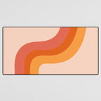 Retro Stripes Desk Mat Gallery Image 3