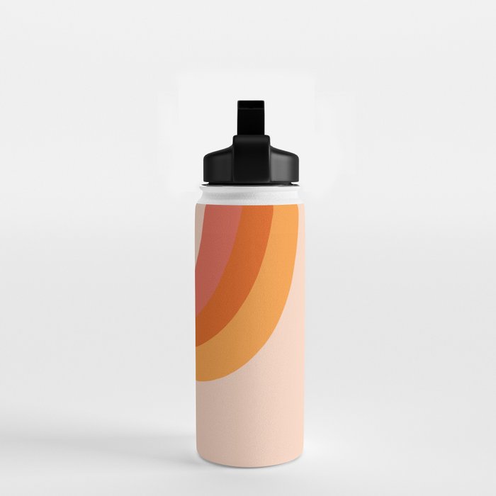 Retro Stripes Water Bottle Gallery Image 2