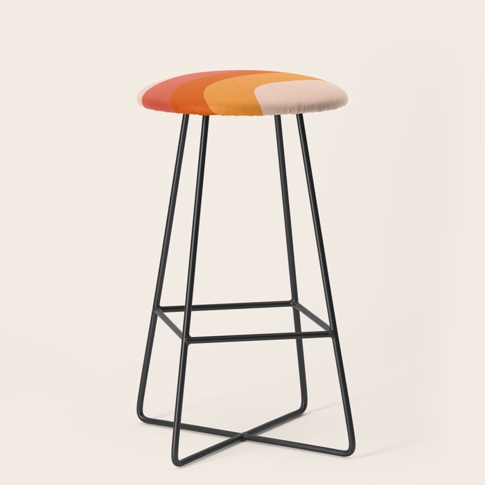Retro Stripes Stool Gallery Image 1