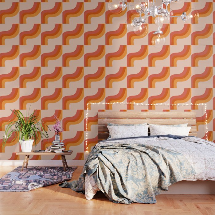 Retro Stripes Wallpaper Gallery Image 1