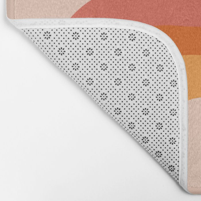 Retro Stripes Bath Mat Gallery Image 2