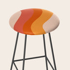 Retro Stripes Stool Gallery Image 2