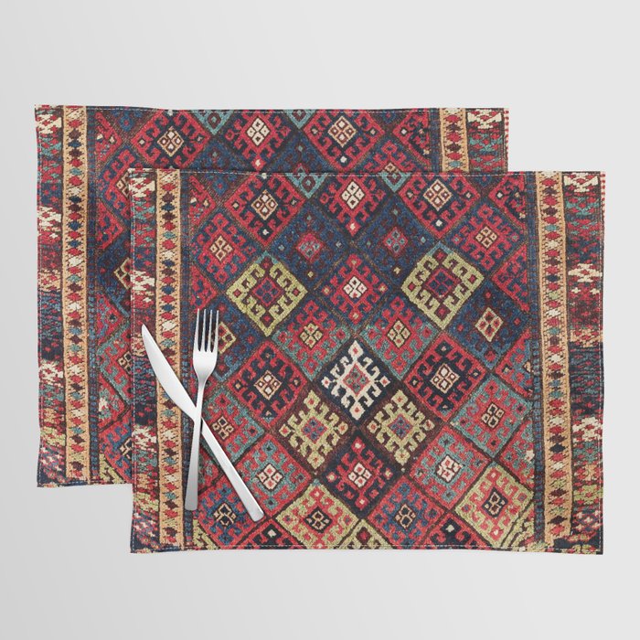 Jaff Kurdish West Persian Bag Print Placemat Gallery Image 1