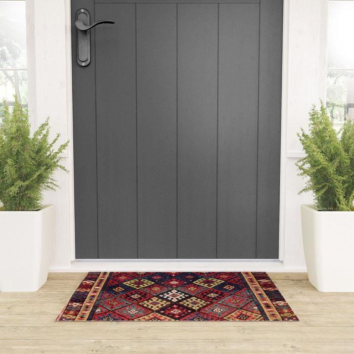 Jaff Kurdish West Persian Bag Print Welcome Mat Gallery Image 3