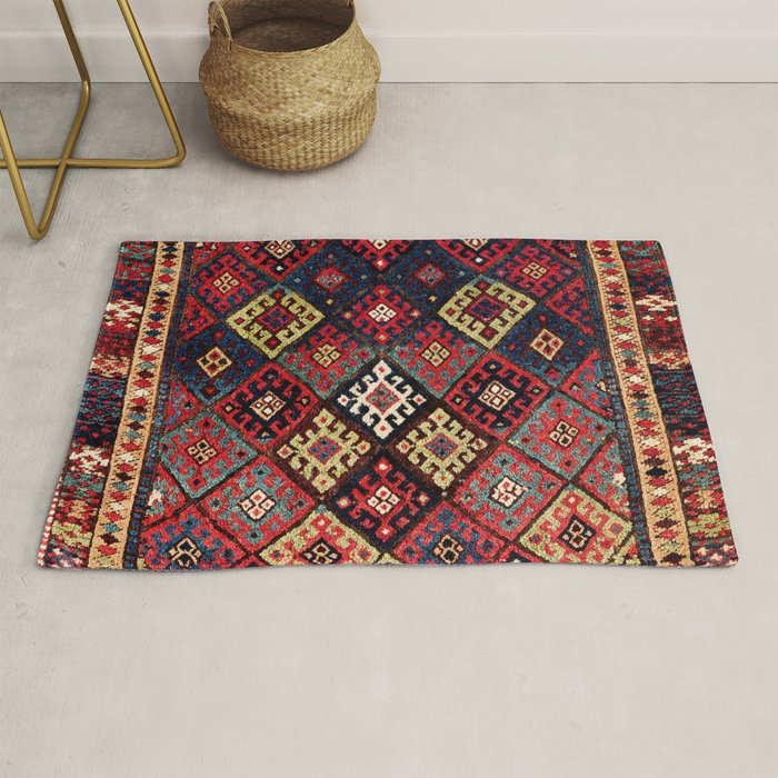 Jaff Kurdish West Persian Bag Print Rug Gallery Image 1