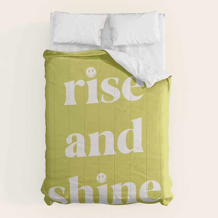 Rise And Shine Lime Comforter Gallery Image 1