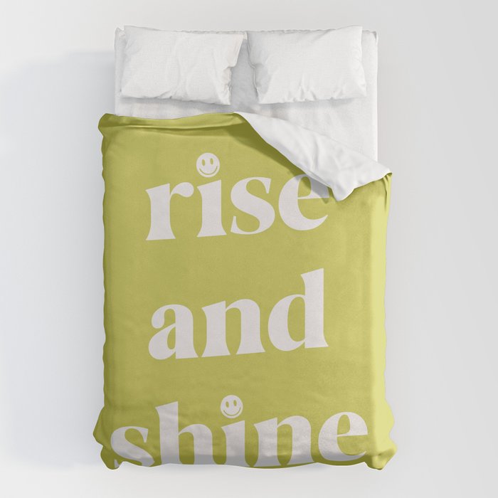 Rise And Shine Lime Duvet Cover Gallery Image 1