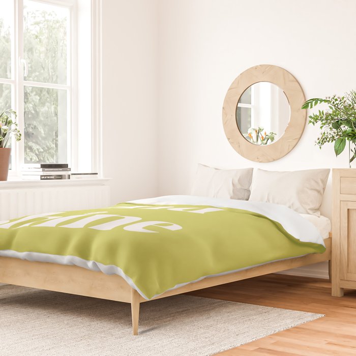 Rise And Shine Lime Duvet Cover Gallery Image 2