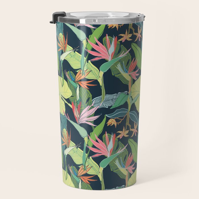 Tropical Bird of Paradise Travel Mug Gallery Image 3