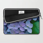 Pink and Blue Hydrangea Flower Color Variations Laptop Sleeve Gallery Image 2