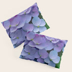 Pink and Blue Hydrangea Flower Color Variations Pillow Sham Gallery Image 3