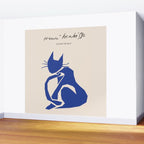 Henri Matisse 'The Night Cat' Blue Feline Abstract Figure Art Wall Mural Gallery Image 2