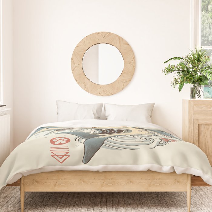 Cat Shark Duvet Cover Gallery Image 3