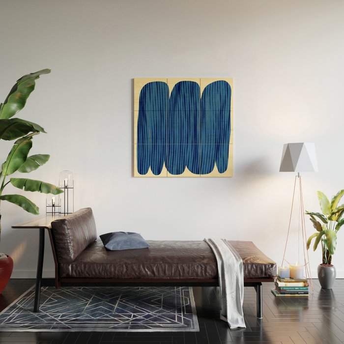 Abstract M03 Wood Wall Art Gallery Image 2