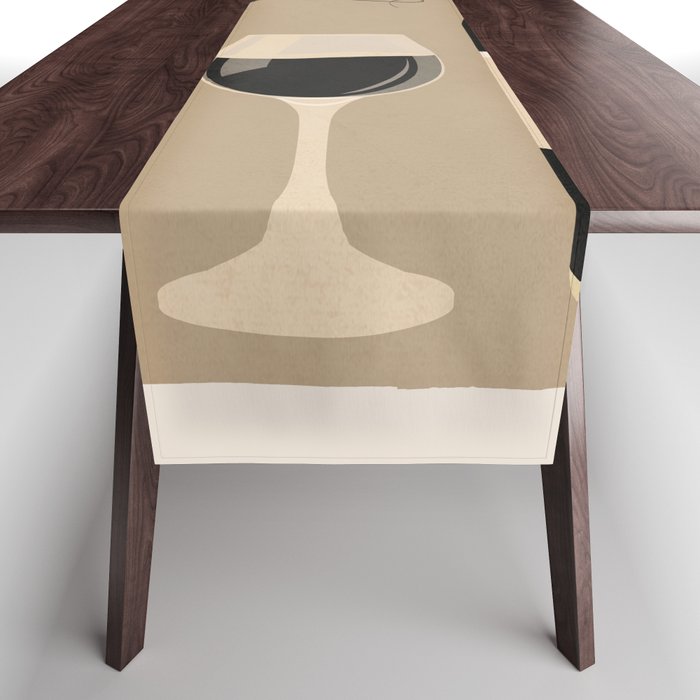 Black Wine 2 Table Runner Gallery Image 1