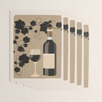 Black Wine 2 Wrapping Paper Gallery Image 3
