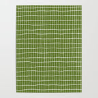 Olive Green Grid | PATTERN 05: The Retro Edition Poster Gallery Image 4