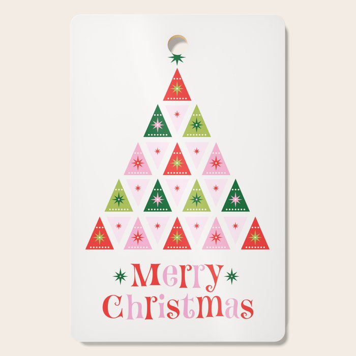 Merry Christmas Tree Cutting Board Gallery Image 1