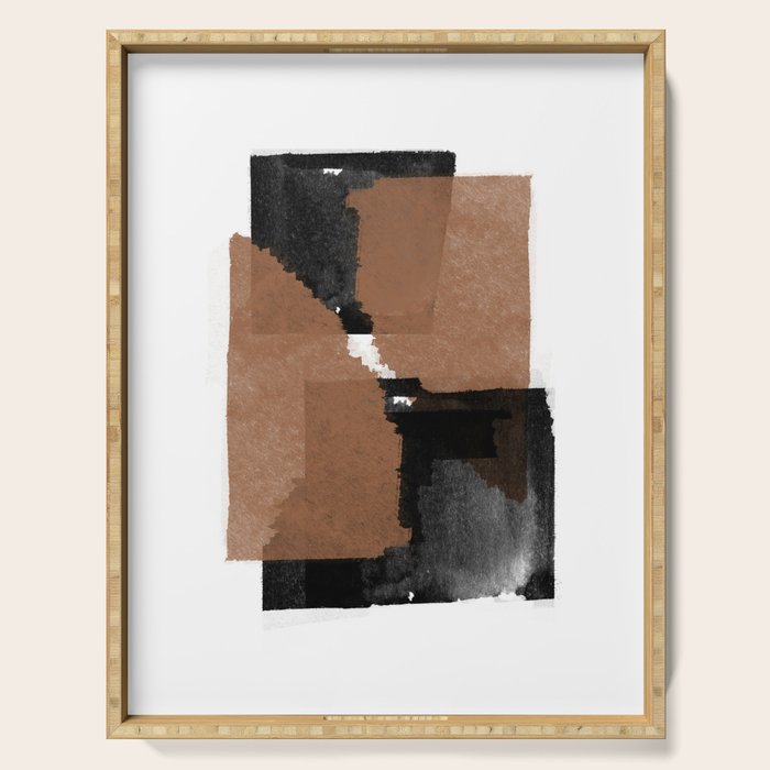 Natural Abstract Serving Tray Gallery Image 1