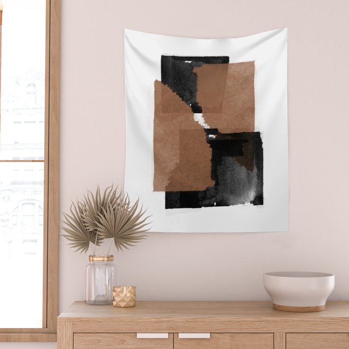 Natural Abstract Wall Tapestry Gallery Image 2