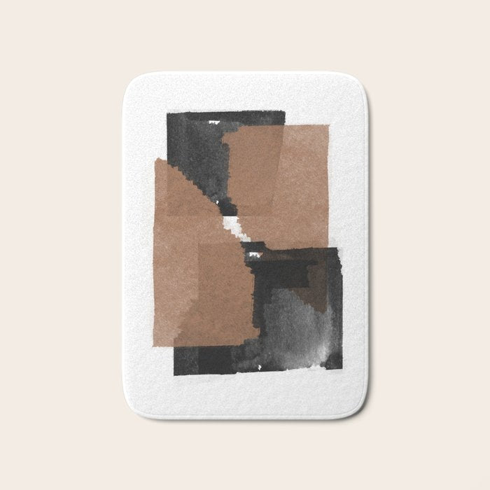 Natural Abstract Bath Mat Gallery Image 1
