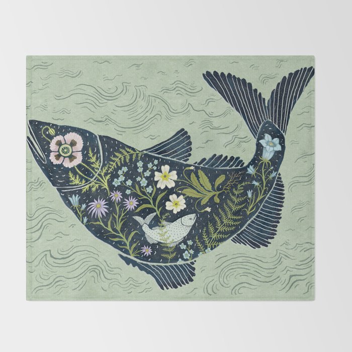 Pisces Throw Blanket Gallery Image 2