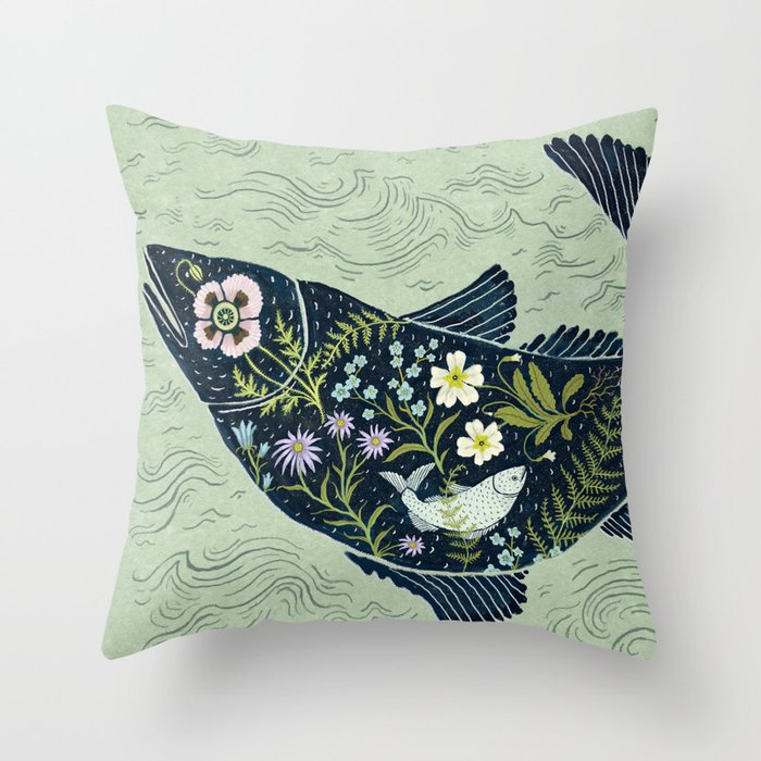 Pisces Throw Pillow Gallery Image 6