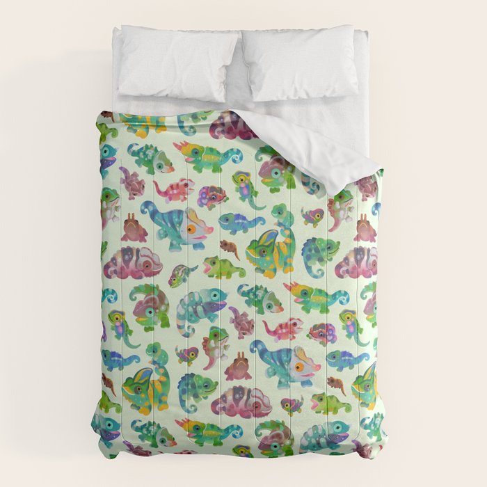 Chameleon - bright Comforter Gallery Image 1
