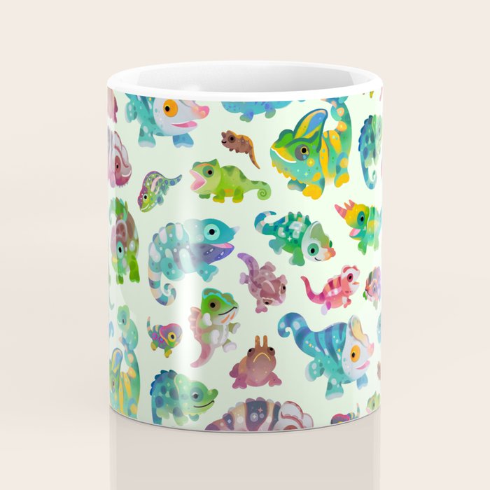 Chameleon - bright Coffee Mug Gallery Image 4