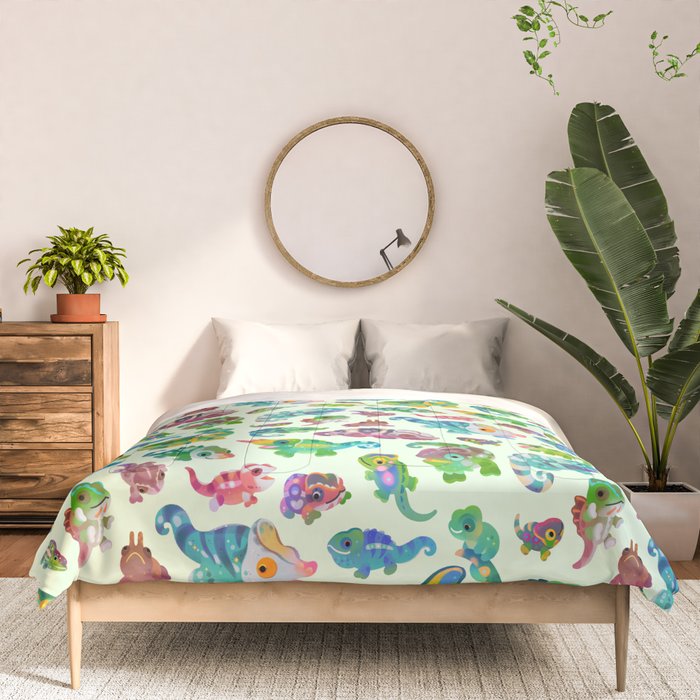 Chameleon - bright Comforter Gallery Image 3