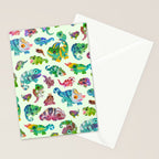 Chameleon - bright Stationery Card Gallery Image 2