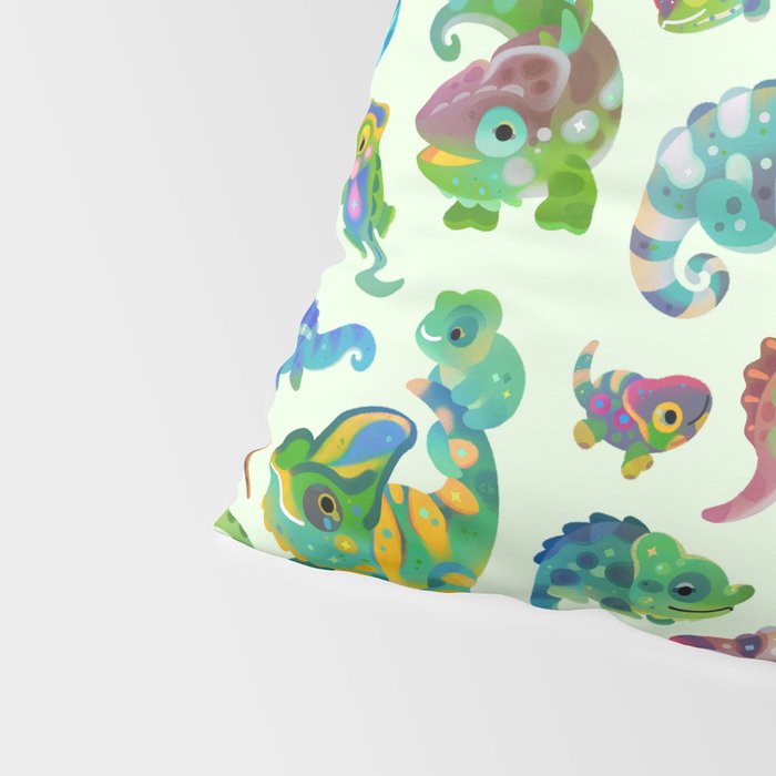 Chameleon - bright Pillow Sham Gallery Image 4