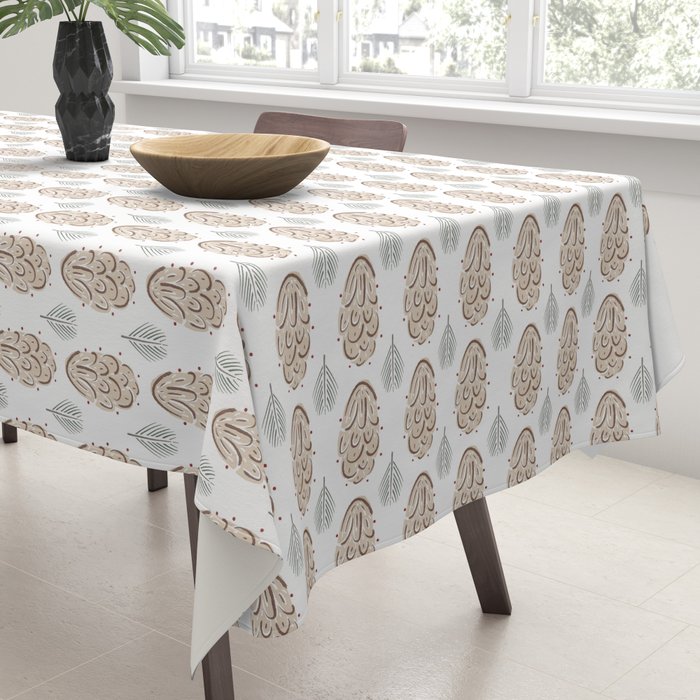 Pinecones and Pine needles Tablecloth Gallery Image 3