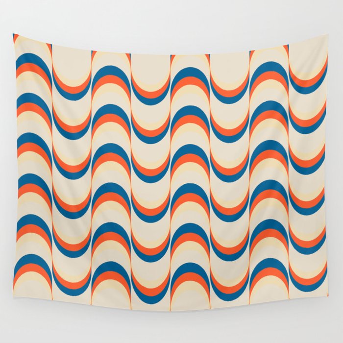 Hot Waves Wall Tapestry Gallery Image 1
