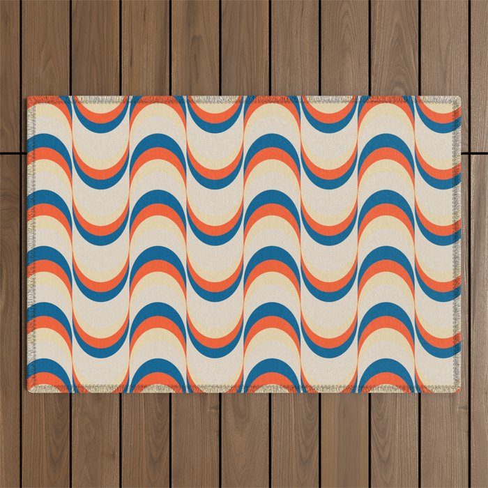 Hot Waves Outdoor Rug Gallery Image 1