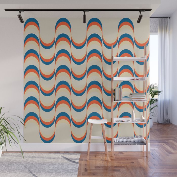 Hot Waves Wall Mural Gallery Image 1
