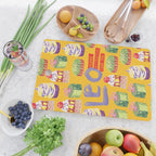 Leo Birthday Treats in Orange | Zodiac Series Cutting Board Gallery Image 2