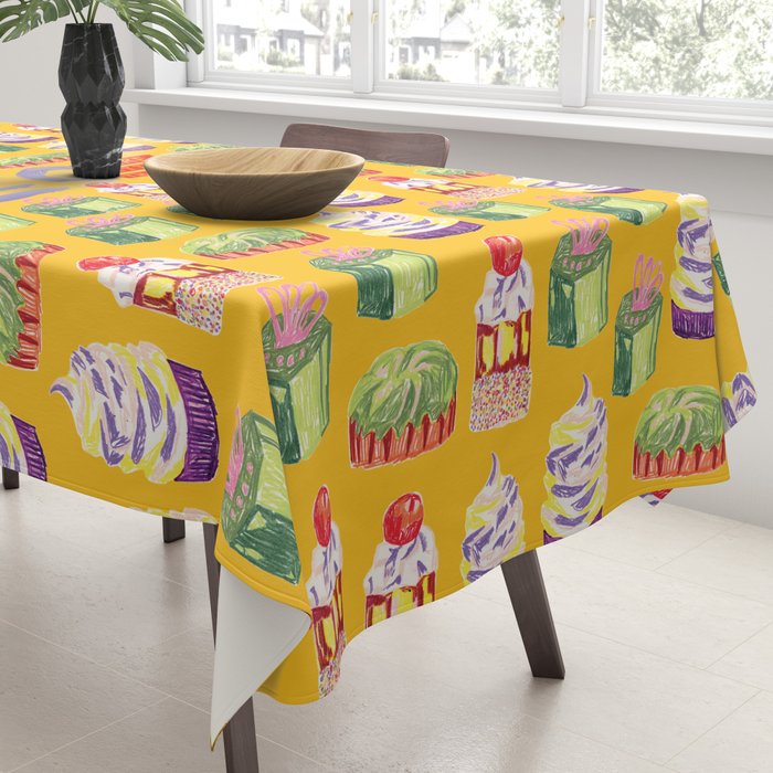 Leo Birthday Treats in Orange | Zodiac Series Tablecloth Gallery Image 3