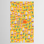 Leo Birthday Treats in Orange | Zodiac Series Tablecloth Gallery Image 2
