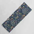Enchanted Magical Midnight Forest Animals Yoga Mat Gallery Image 1