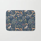 Enchanted Magical Midnight Forest Animals Bath Mat Gallery Image 1