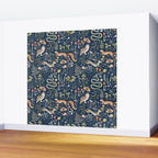 Enchanted Magical Midnight Forest Animals Wall Mural Gallery Image 2