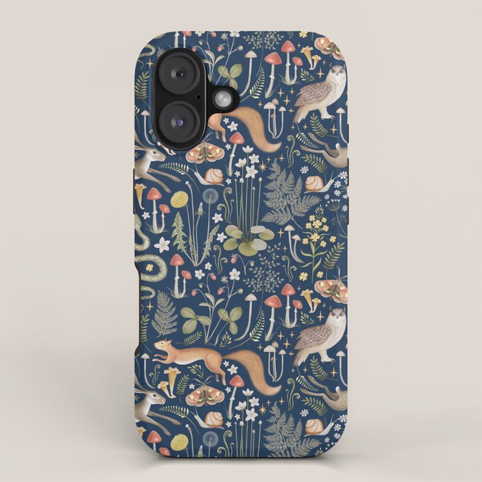 Enchanted Magical Midnight Forest Animals iPhone Case Gallery Image 1