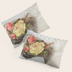 Bust With Flowers Pillow Sham Gallery Image 3