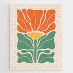 Modern Boho Art Nouveau Floral 1.1 Jigsaw Puzzle Gallery Image 1