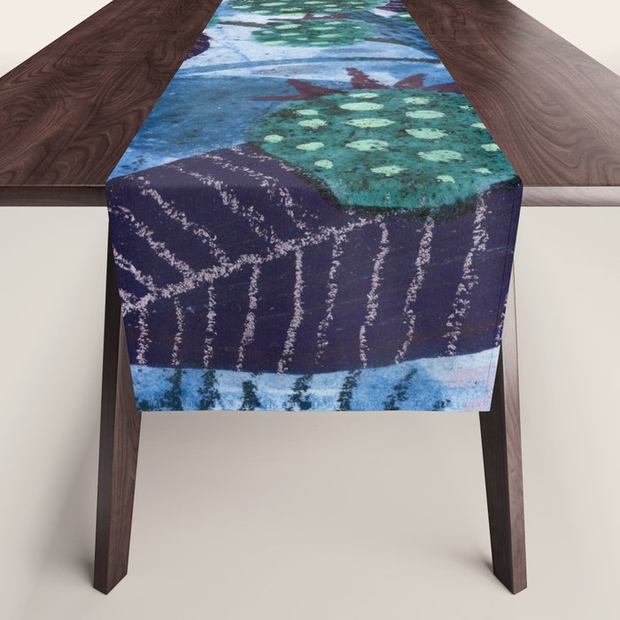 In Season in Blue Raspberry & Teal Table Runner Gallery Image 1