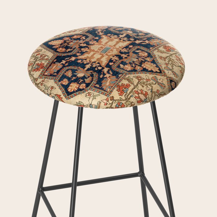 Ferahan  Antique West Persian Rug Print Stool Gallery Image 2