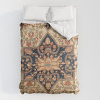 Ferahan  Antique West Persian Rug Print Duvet Cover Gallery Image 6