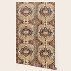 Ferahan  Antique West Persian Rug Print Wallpaper Gallery Image 2